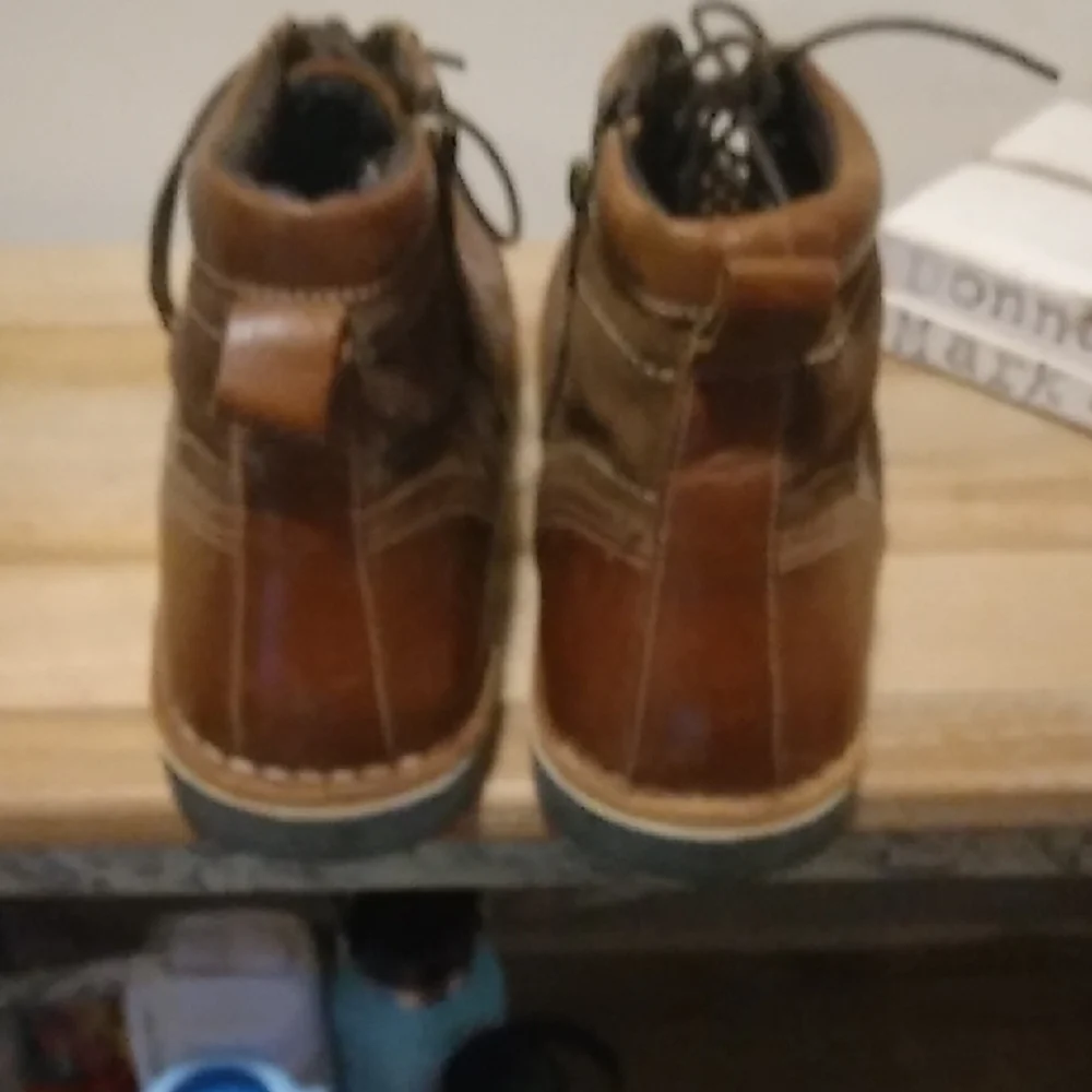 Men's Steve Madden Leather Chukka Lace-Up Boots